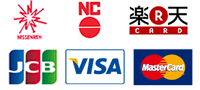 日専連ジェミス帯広、NCおびひろ、楽天カード、JCB、VISA、Master 
		Card